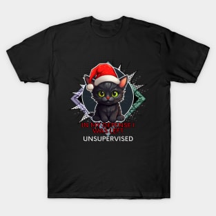 Cute Christmas Cat Quotes T-Shirt